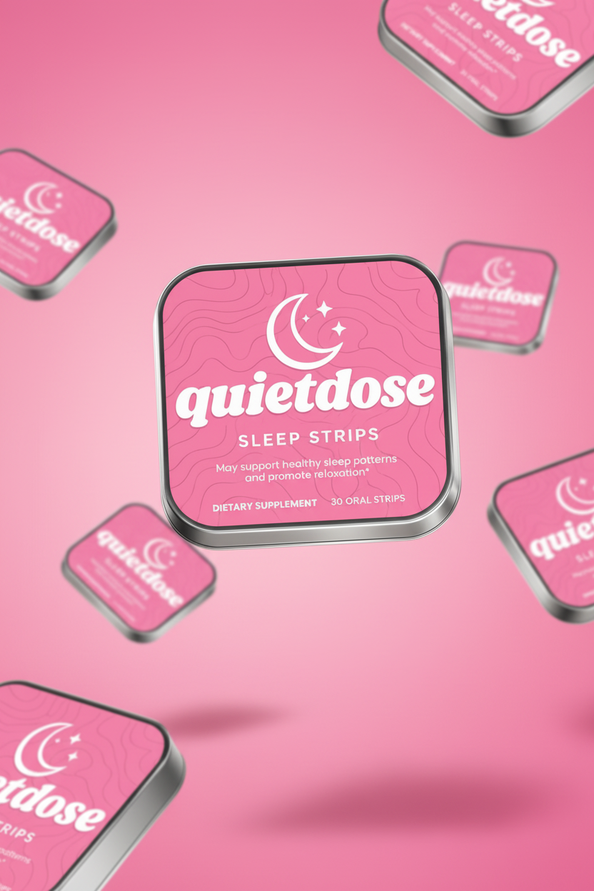 Quietdose Metal Tin Product Photography
